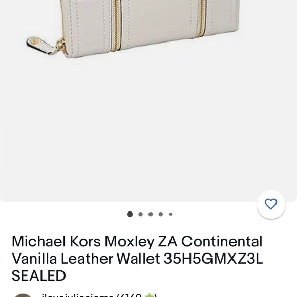Michael Kors white wallet NEW classic - Picture 2 of 8